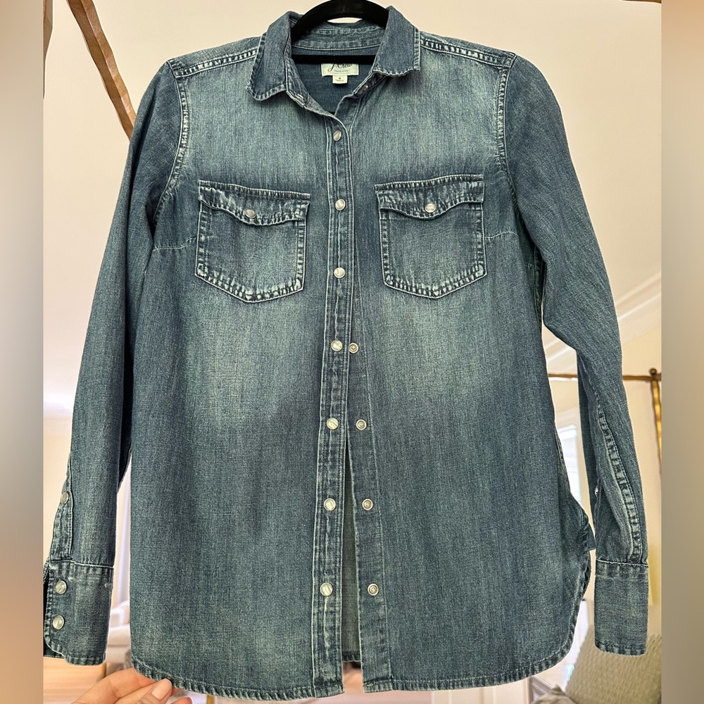 Jcrew denim shirt